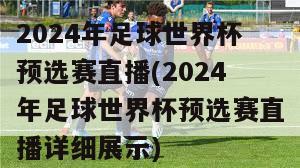 2024年足球世界杯预选赛直播(2024年足球世界杯预选赛直播详细展示)